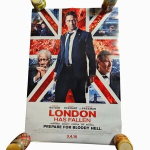 London Has Fallen 2016 Original Theatrical Movie Poster 27x40 Gerard Butler D/S